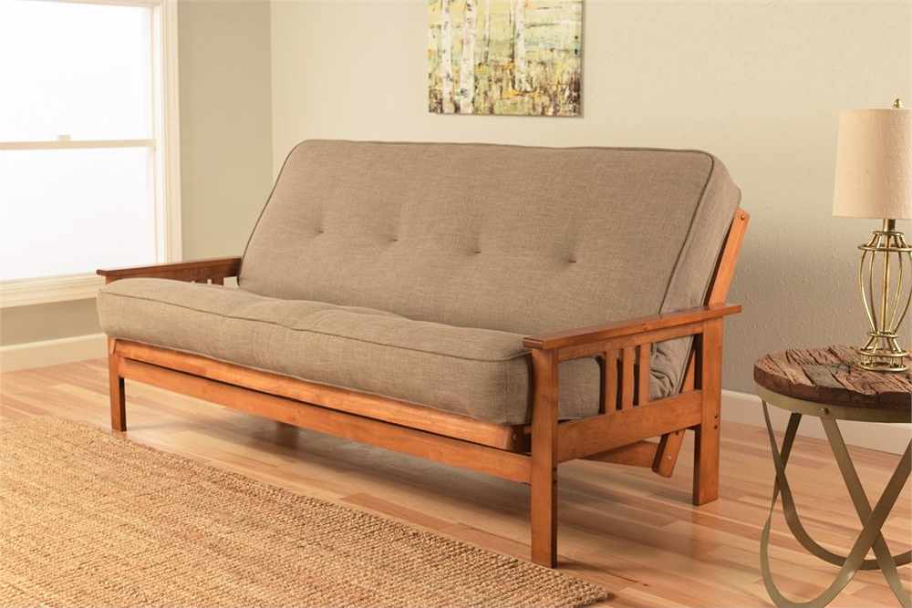 Linen Stone Innerspring Futon Mattress Full