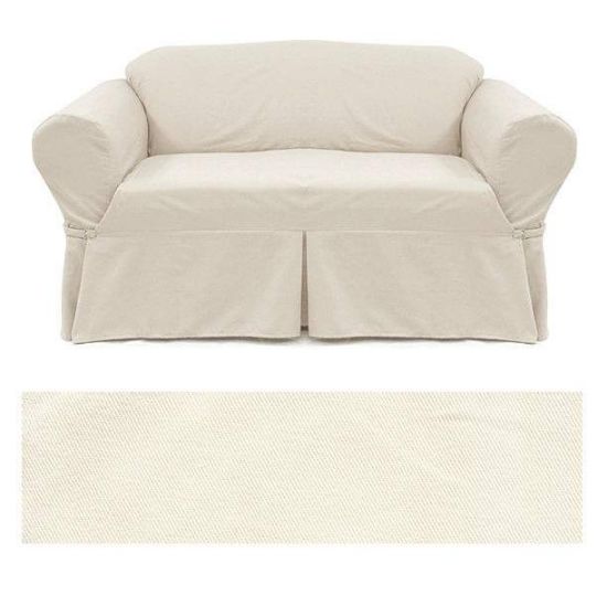 Solid Natural Furniture Slipcover