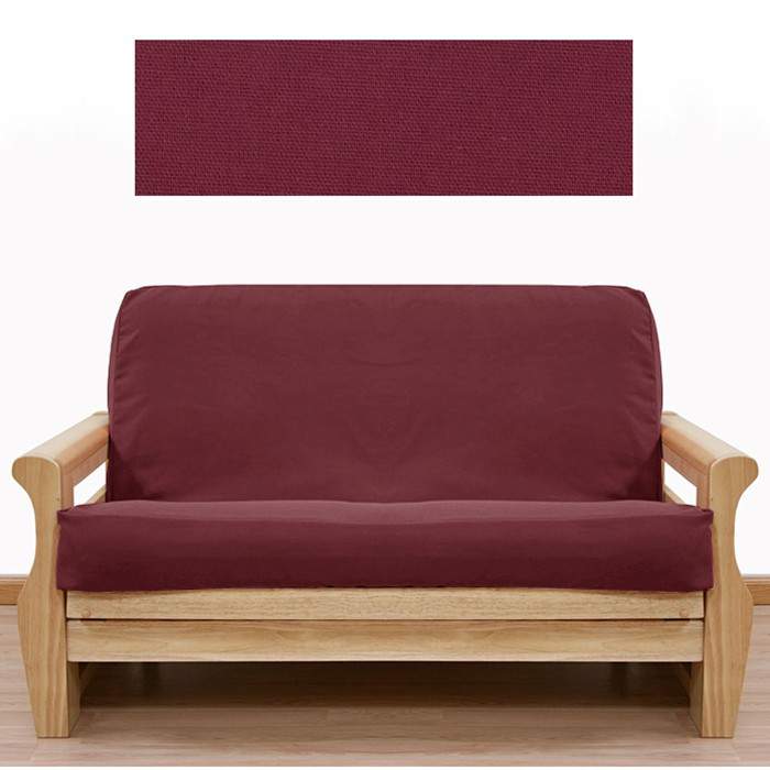 Burgundy futon hot sale