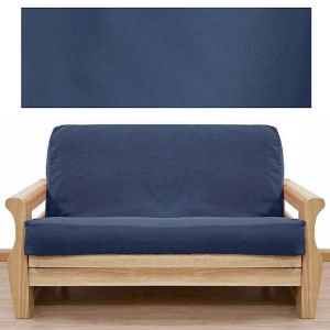 Picture of Solid Navy Futon Cover 408