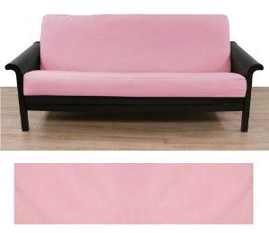 Solid Light Pink Futon Cover