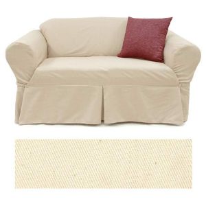 Solid Natural Furniture Slipcover