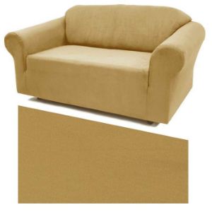 Picture of Stretch Suede Sand Furniture Slipcover 735