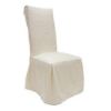 Solid Natural Dining Chair Cover