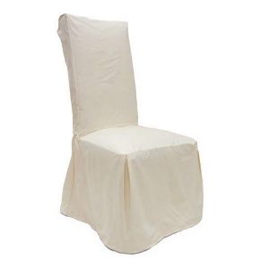 Picture of Solid Natural Dining Chair Cover 407