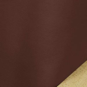 Faux Leather Burgundy Fitted Mattress Cover