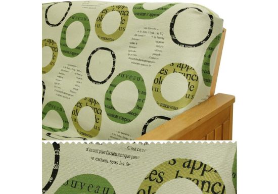 Paris Vert Futon Cover