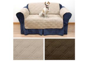 Picture of Quilted Suede Pet Furniture Protector