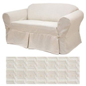 Picture of Basket Champagne Furniture Slipcover 604