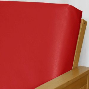Picture of Faux Leather Red Futon Cover 110