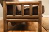 Picture of Log Rustic Walnut Full Futon with Suede Gray Mattress 