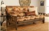 Picture of Tucson Rustic Walnut Full Futon with Canadian Mattress