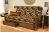 Picture of Washington Rustic Walnut Full Futon with Peters Cabin Mattress