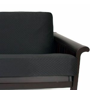 Picture of Checker Black Daybed Cover 347