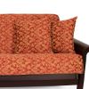 Brisbane Russet Futon Cover 348 Full with 2 Pillow