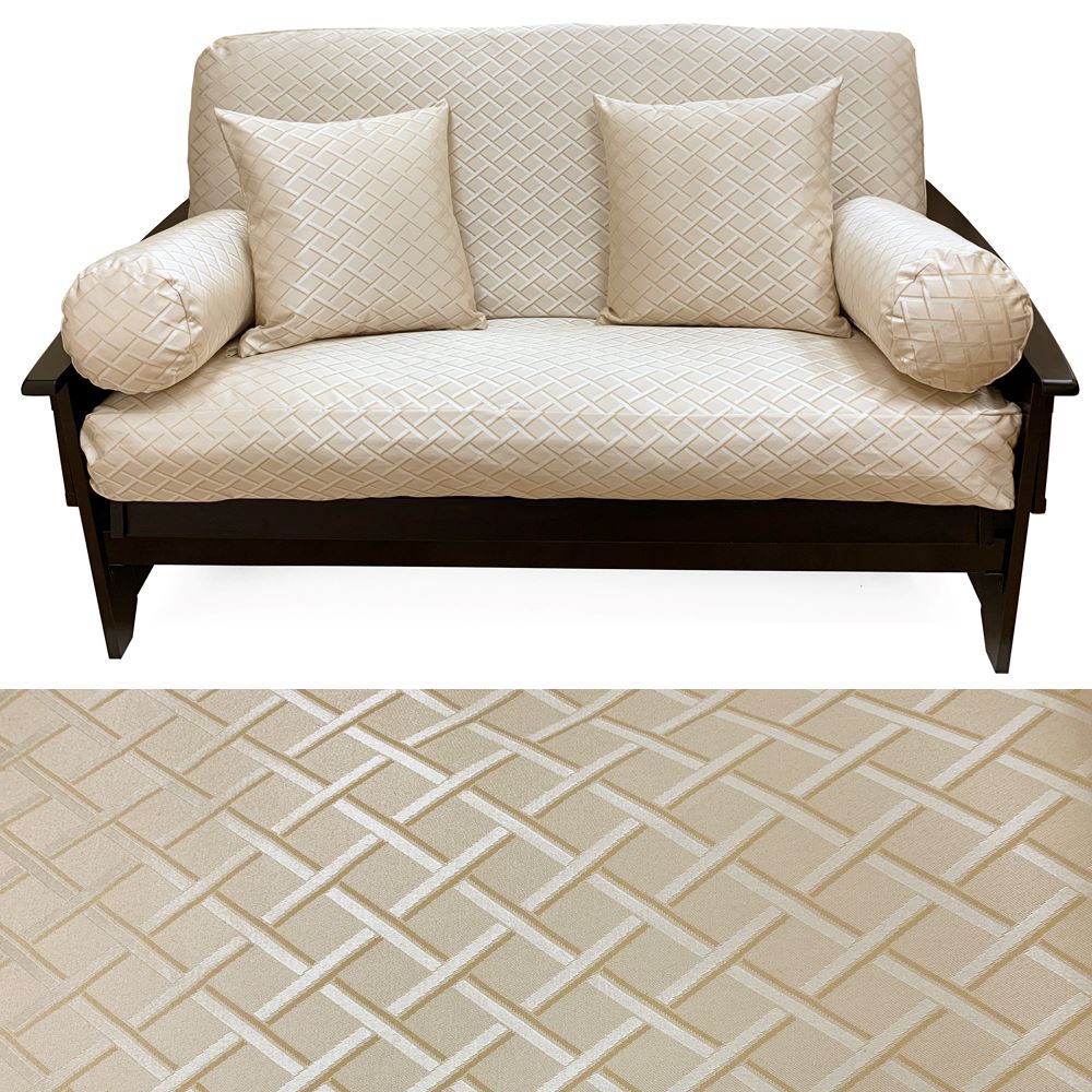 Futon bolster top pillow covers