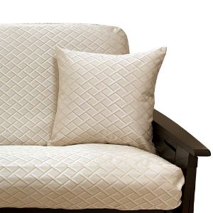 Century Salmon Futon Cover 354 Full with 2 Pillows