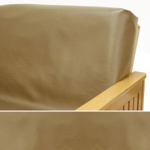Picture of Faux Leather Umber Click Clack Futon Cover 483
