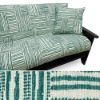 Quinn Jacquard Pacific Futon Cover 480 Queen with 