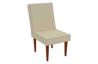 Picture of SunReal Solid Flax Custom Dining Chair Cover 805