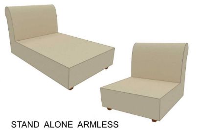 Picture of Ultrasuede Grey Custom Modular Cover 306