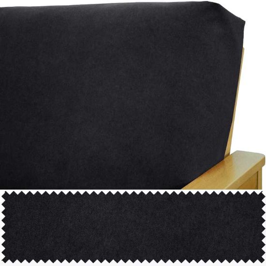 Micro Suede Black Bed Cover