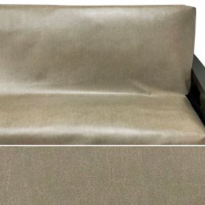 Faux Leather Mushroom Elasticized Cushion Cover 300
