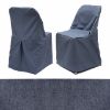 Picture of Denim Look Folding Chair Cover Single piece 422