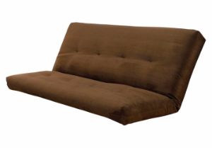 Picture of Suede Chocolate Innerspring Futon Mattress Queen