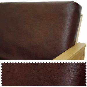 Faux Leather Bordo Custom Ottoman Cover