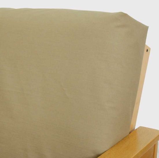 Ripstop Khaki Elasticized Cushion Cover