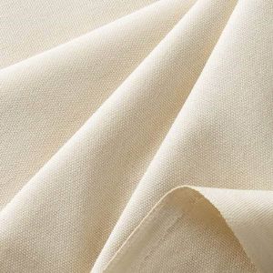 Solid Natural Elasticized Cushion Cover 407