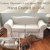 Solid Natural Custom Furniture Slipcover 407
