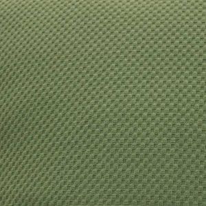 Stretch Pique Balsam Green Custom Ottoman Cover