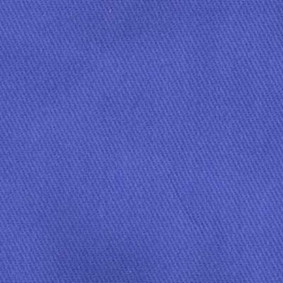 Twill Royal Blue Custom Ottoman Cover