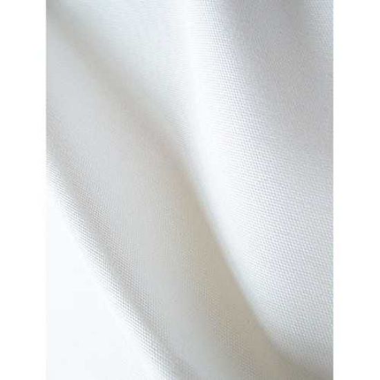 White Canvas Elasticized Cushion Cover