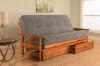 Picture of Mission Arm Barbados Full Futon Frame with Marmont Thunder Mattress