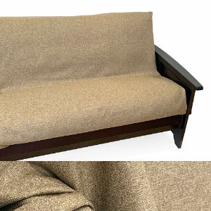 Picture of Burlap Copper Custom Furniture Slipcover 162