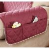 Picture of Burgundy Microfiber Quilted Chair Pet Protector