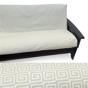 Picture of Maze Snow Fitted Mattress Cover 466 Twin
