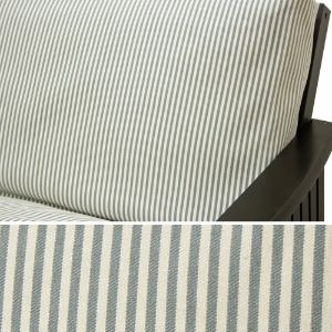 Picture of Ocean Pinstripe Custom Furniture Slipcover 294