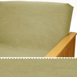 Picture of Pistachio Denim Fitted Mattress Cover 512