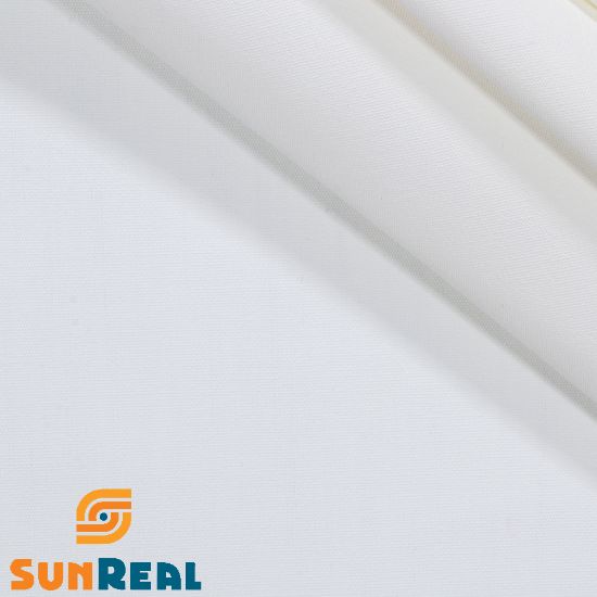 Picture of SunReal Solid White Futon Cover 814 Loveseat Ottoman 54x21