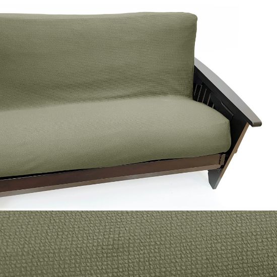 Picture of Waffle Moss Click Clack Futon Cover 914 Full