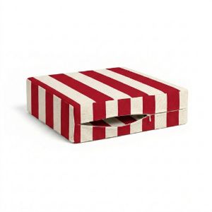 Retro Cabana Red & White Stripe Outdoor