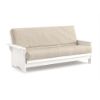 Picture of Solid Natural Futon Cover 407 Loveseat Ottoman 54x21