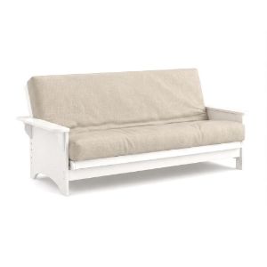 Picture of Solid Natural Futon Cover 407 Loveseat Ottoman 54x21