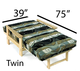 Twin Futon and Cover